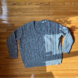 Vince Wool/Cashmere Mixed Gray Sweater